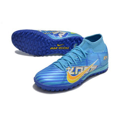 Chuteira Society TF Nike Zoom Mercurial Superfly 9 Academy Pack Mbappe Comic
