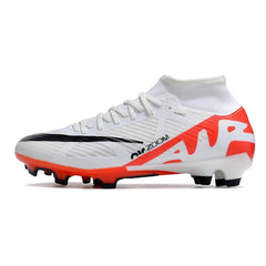 Chuteira Campo FG Nike Zoom Mercurial Superfly 9 Academy Pack Ready Preta e Branca