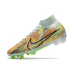 Chuteira Campo FG Nike Zoom Mercurial Superfly 9 Elite Pack Bonded Preta e Branca