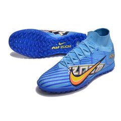 Chuteira Society TF Nike Zoom Mercurial Superfly 9 Elite Pack Mbappe Comic
