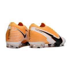 Chuteira Campo FG Nike Zoom Mercurial Vapor 13 Elite Laranja e Branca