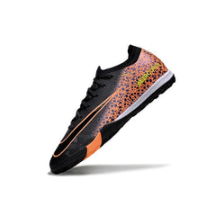 Chuteira Society TF Nike Zoom Mercurial Vapor 16 Elite Preta e Laranja