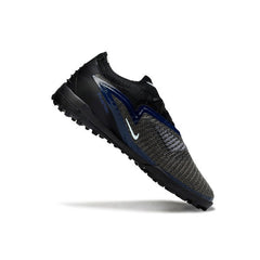 Chuteira Society TF Nike Zoom Mercurial Vapor 16 Elite Preta Azul e Laranja