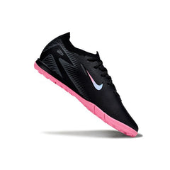 Chuteira Society TF Nike Zoom Mercurial Vapor 16 Elite Preta, Azul e Rosa