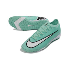 Chuteira Society TF Nike Zoom Mercurial Vapor 16 Elite Verde e Branca