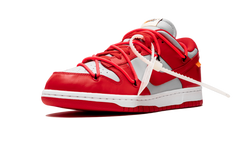 Nike Dunk Low Off White University Red