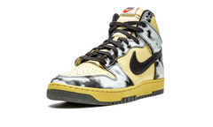 Nike Dunk High Black Acid Wash